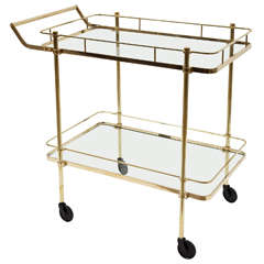 Brass Bar Cart