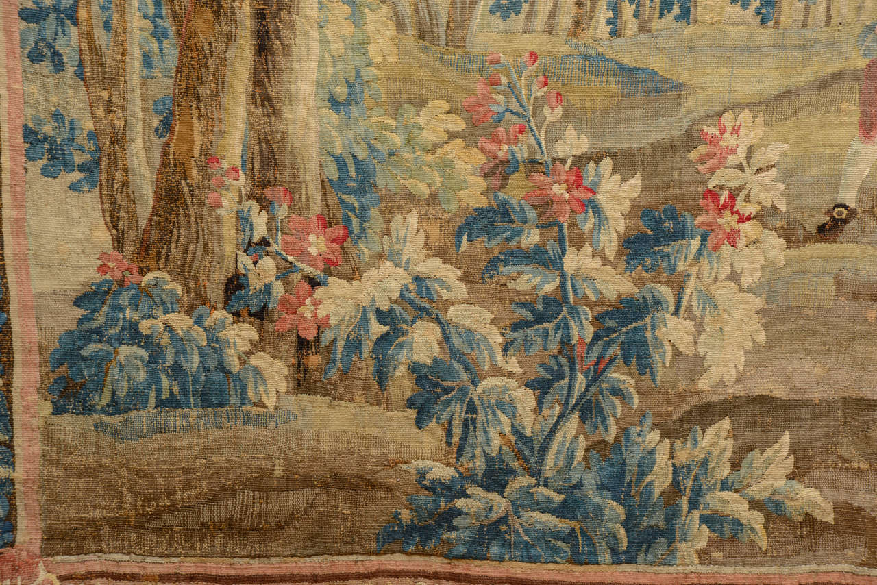 French Louis XV Aubusson Tapestry