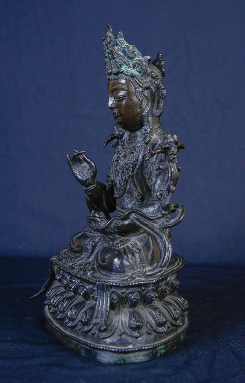 Bronze Buddha, Ming Dynasty, 17th Century