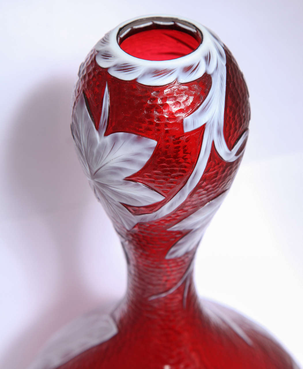 Rare Stevens & Williams Cameo Glass Vase Carved By J. Millward 5