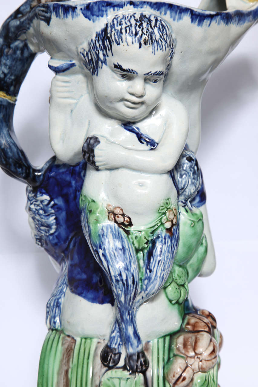 Rare Prattware Bacchus Toby Jug For Sale 1