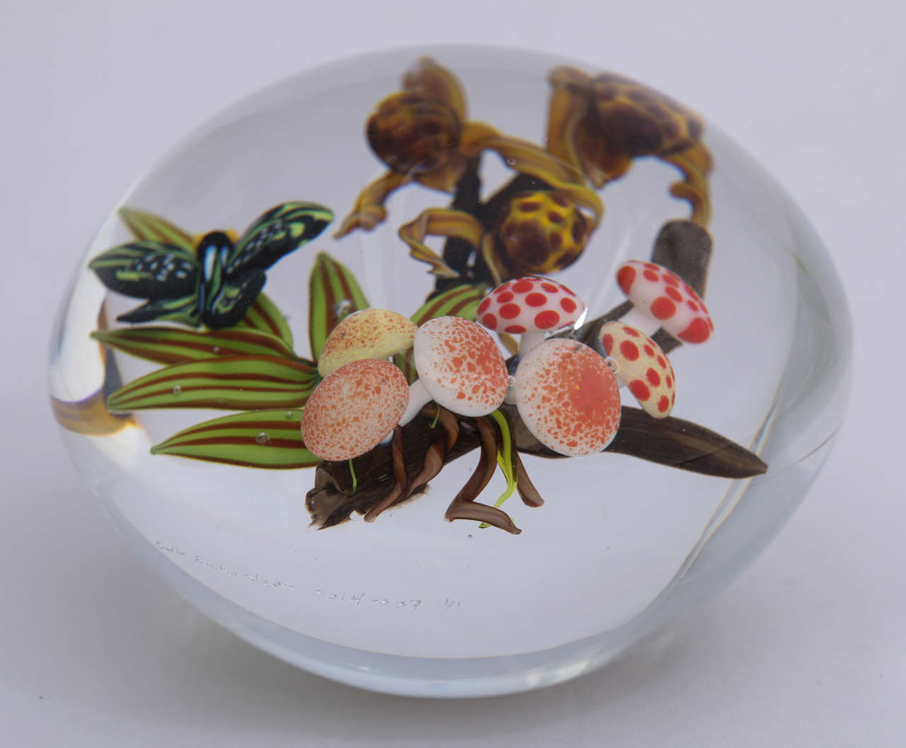 Contemporary Colin Richardson Lady Slippers Paperweight