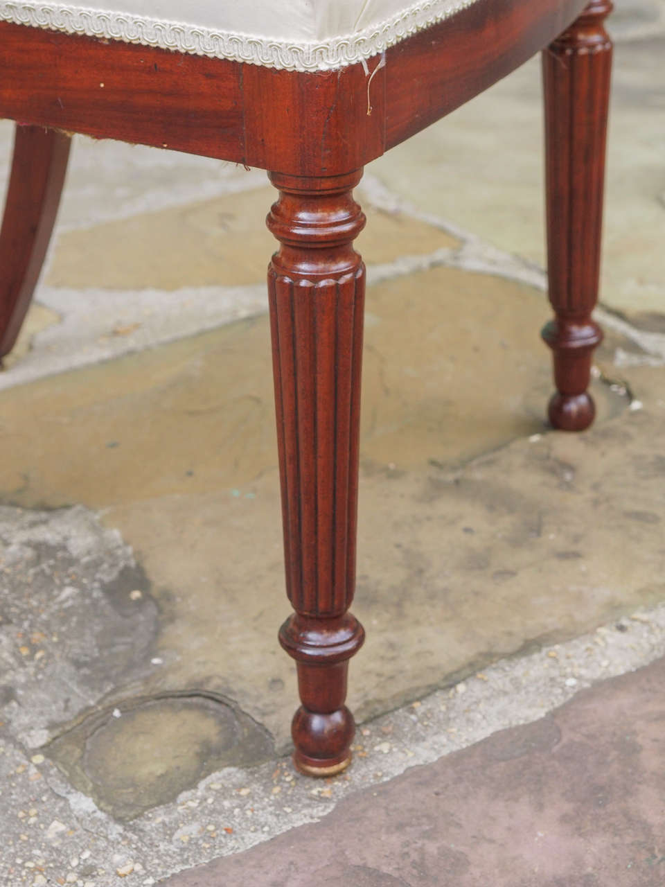 Fine Set of 16 French Restauration Period Mahogany Dining Chairs 2