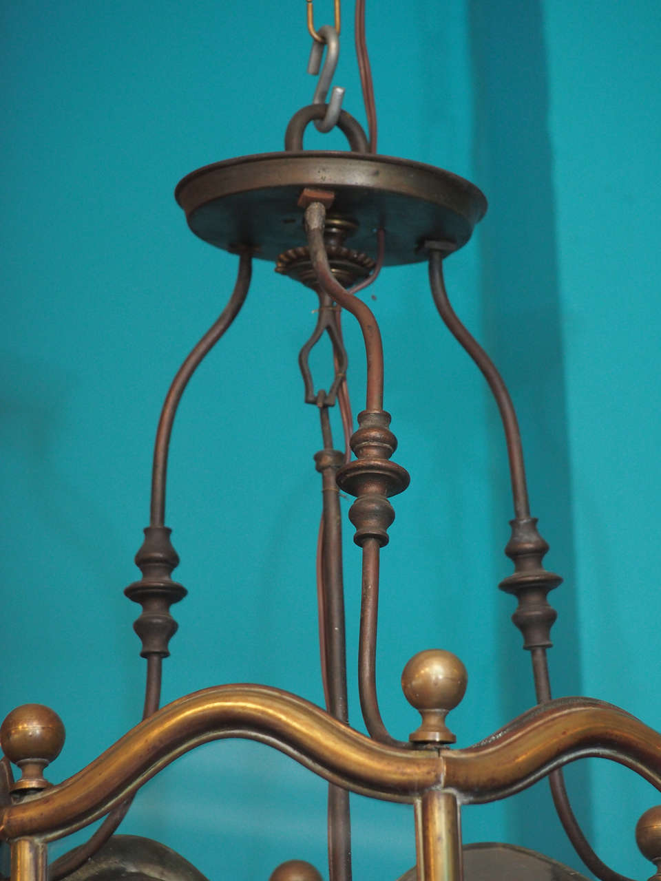 19th Century French Bronze Lantern in the Louis XV Taste In Good Condition In New Orleans, LA