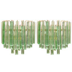 Luxe Set of Four Medium Venini Wall Sconces