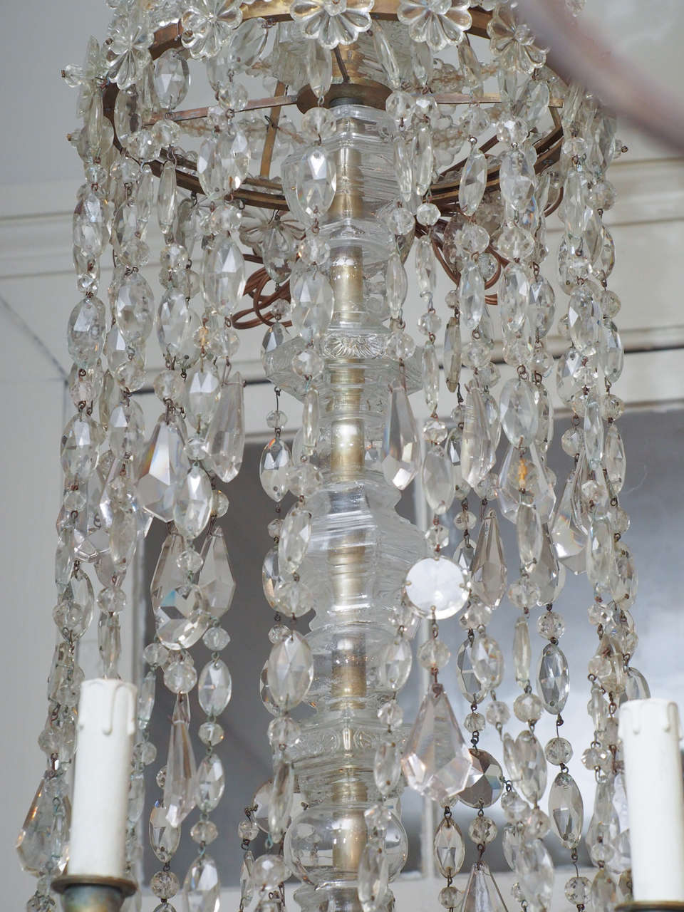 French Pair of Crystal Chandeliers
