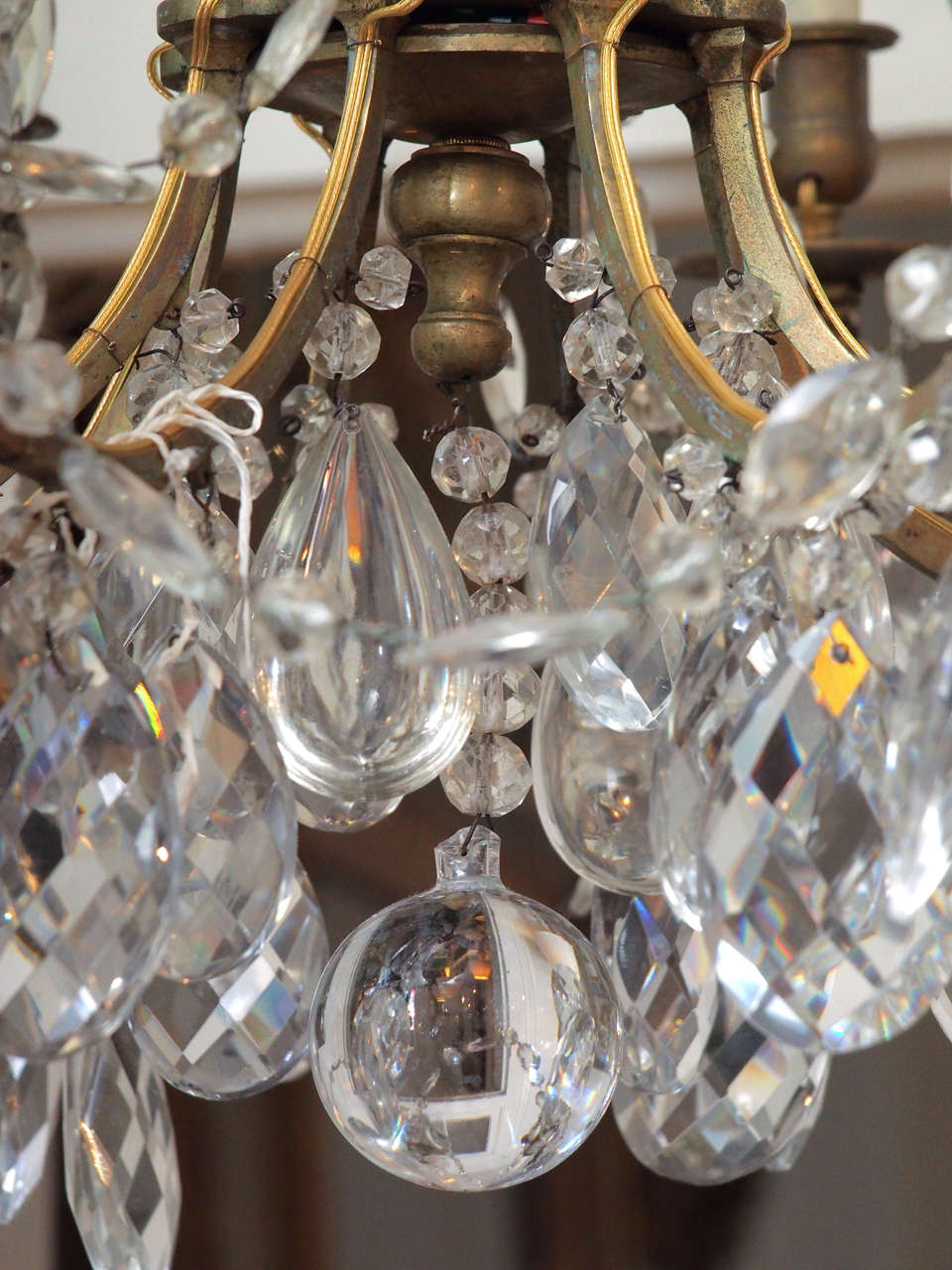 Pair of Crystal Chandeliers In Excellent Condition In New Orleans, LA