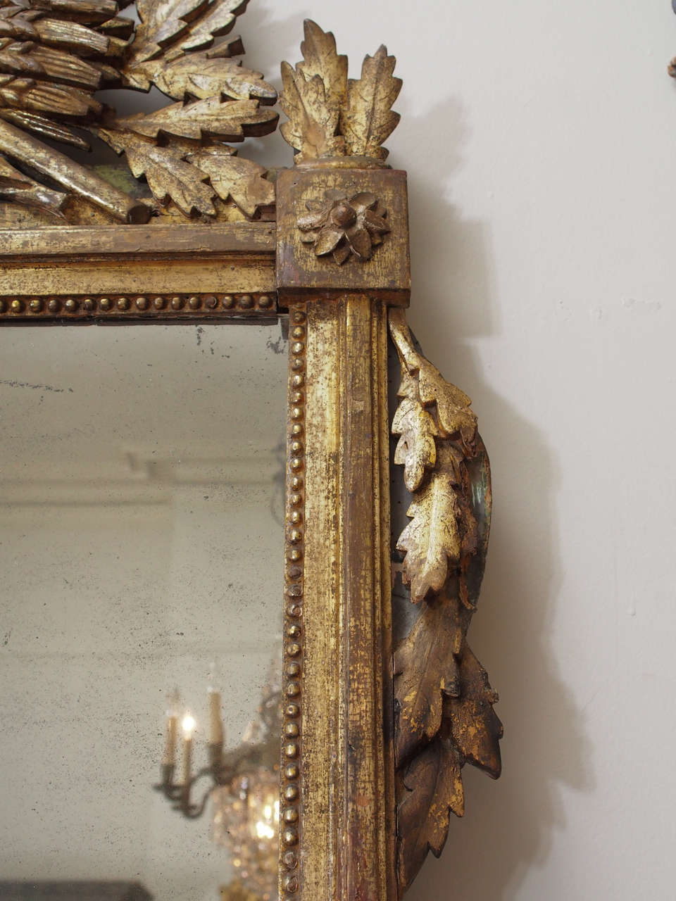 18th Century Giltwood Mirror In Good Condition For Sale In New Orleans, LA