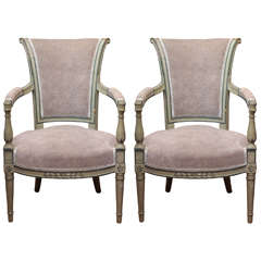 Pair of Directoire Fauteuils