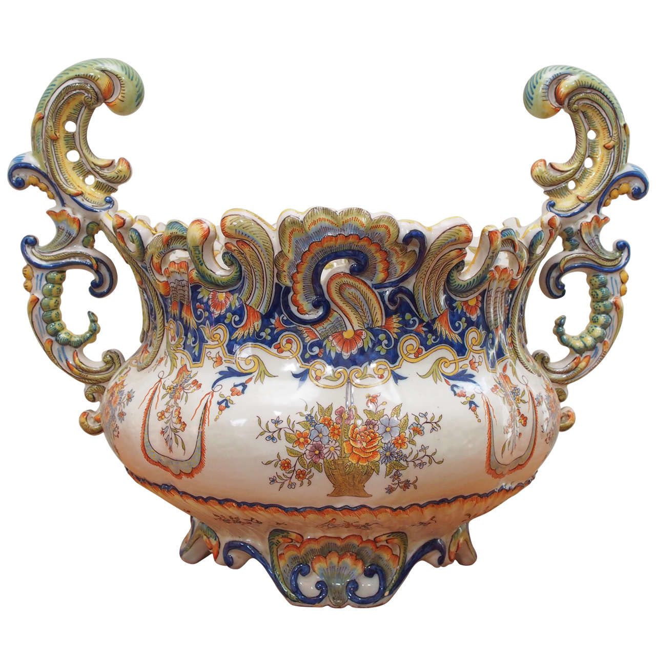 French Faience Bowl