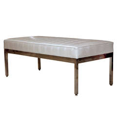 1970s Chrome Bench