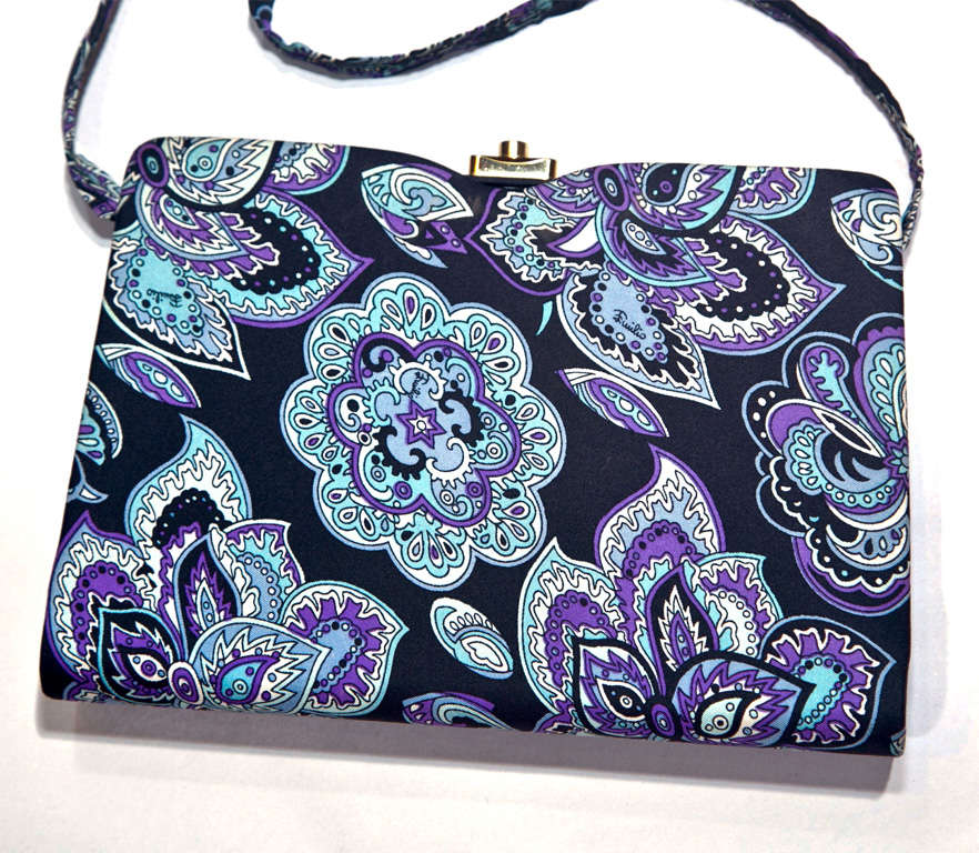 Pucci Paisley Shoulderbag* presented by funkyfinders In Excellent Condition In Stamford, CT
