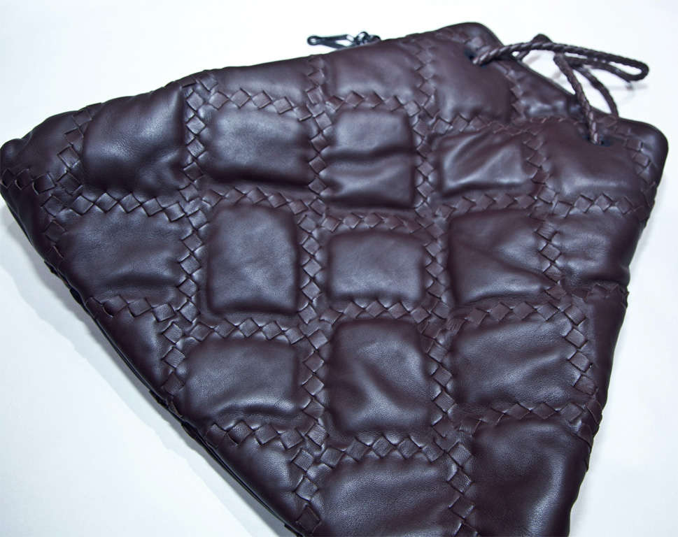 Black Bottega Veneta Woven Leather Triangle Shoulderbag* presented by funkyfinders