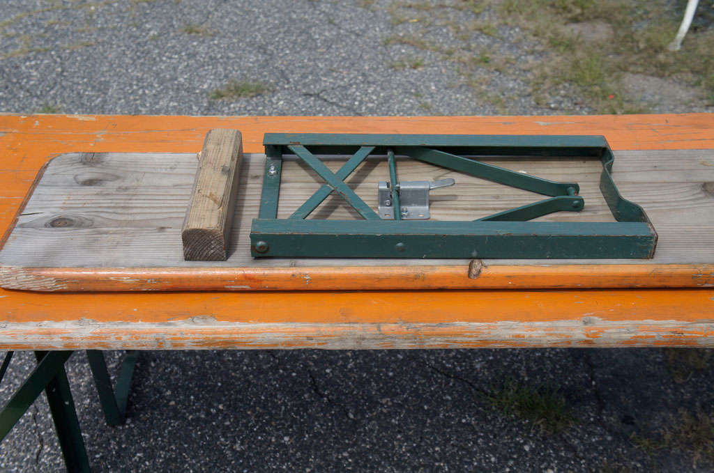 German Beer Hall Table & Benches 2