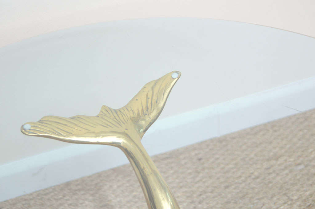 dolphin side table