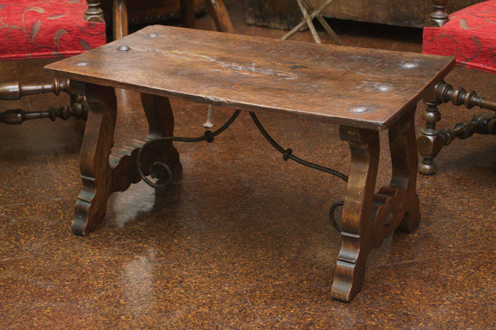 Small Scale, Low Spanish Elm Table