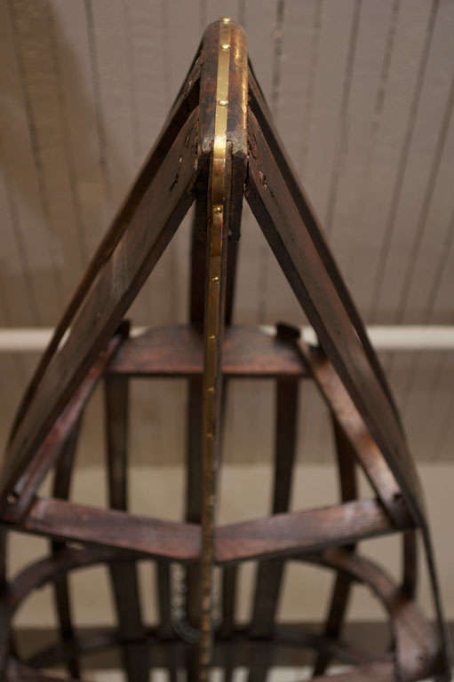Wooden Canoe Frame, English circa 1900 3