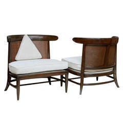 Classy 50's Sophisticates Collection Slipper Chairs by Tomlinson