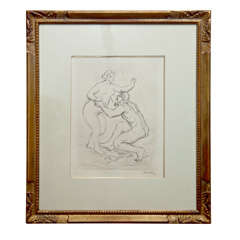 Auguste Renoir  "Le Fleuve Scamandre" Etching on Wove Paper