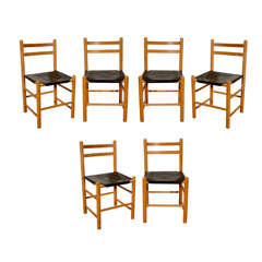 Vintage Set of Four Danish Side Chairs