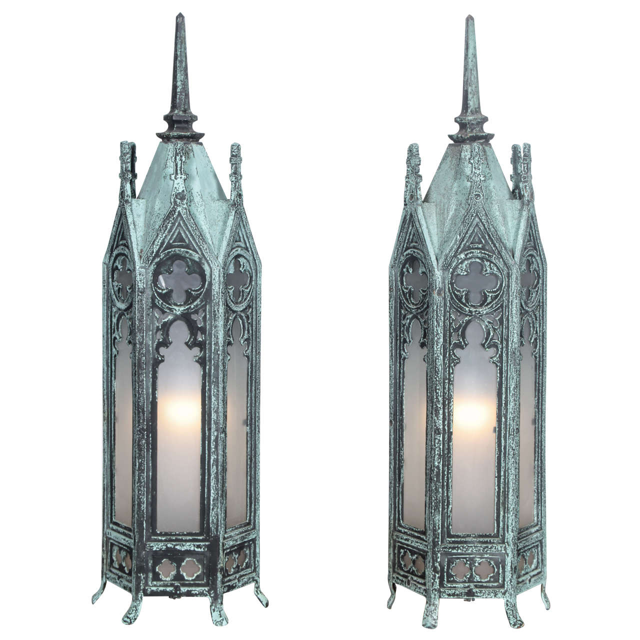 Bronze Gothic Lamps For Sale