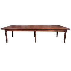 Louis Philippe Style Walnut Dining Table Louis Philippe Style Walnut Dining Table