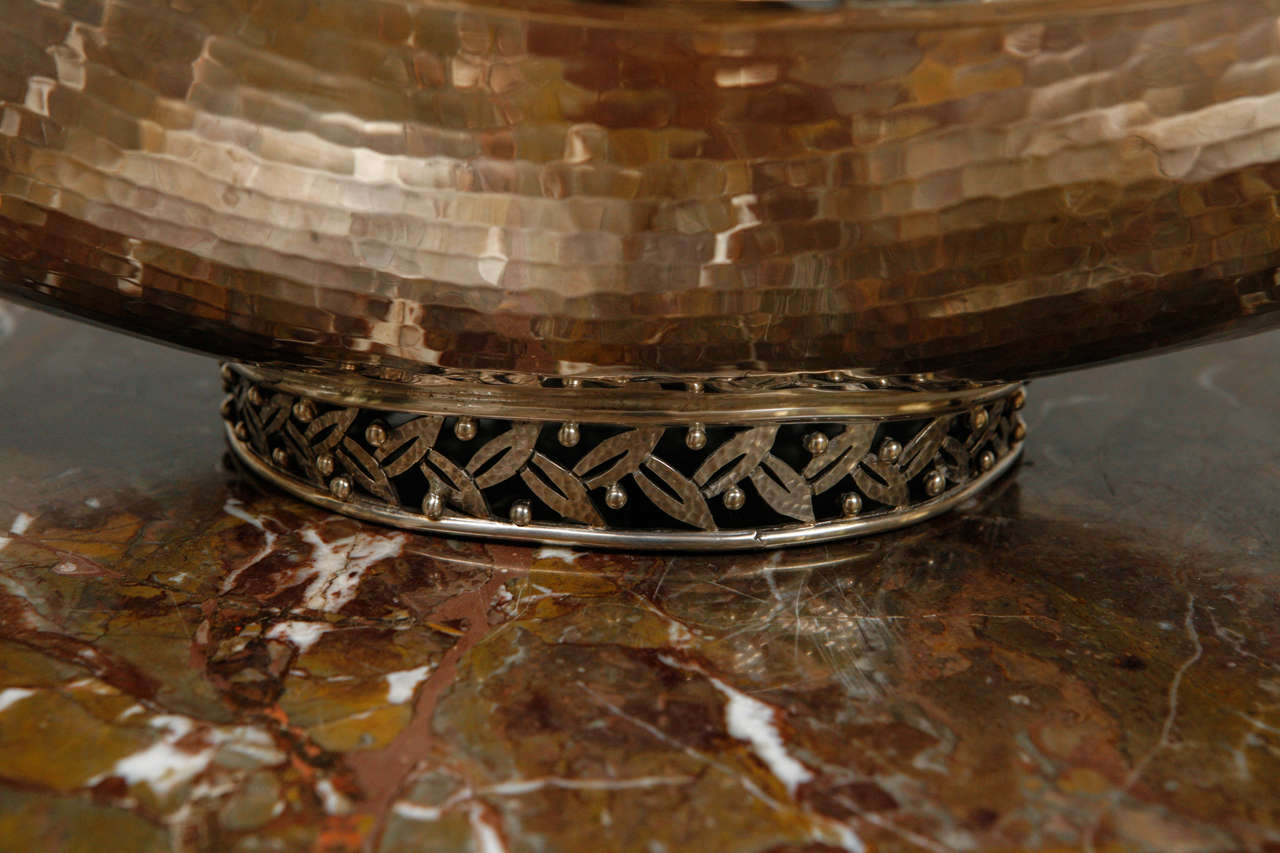 Cuenco Contemporáneo de Plata de Ley Martillada a Mano Plata esterlina en venta