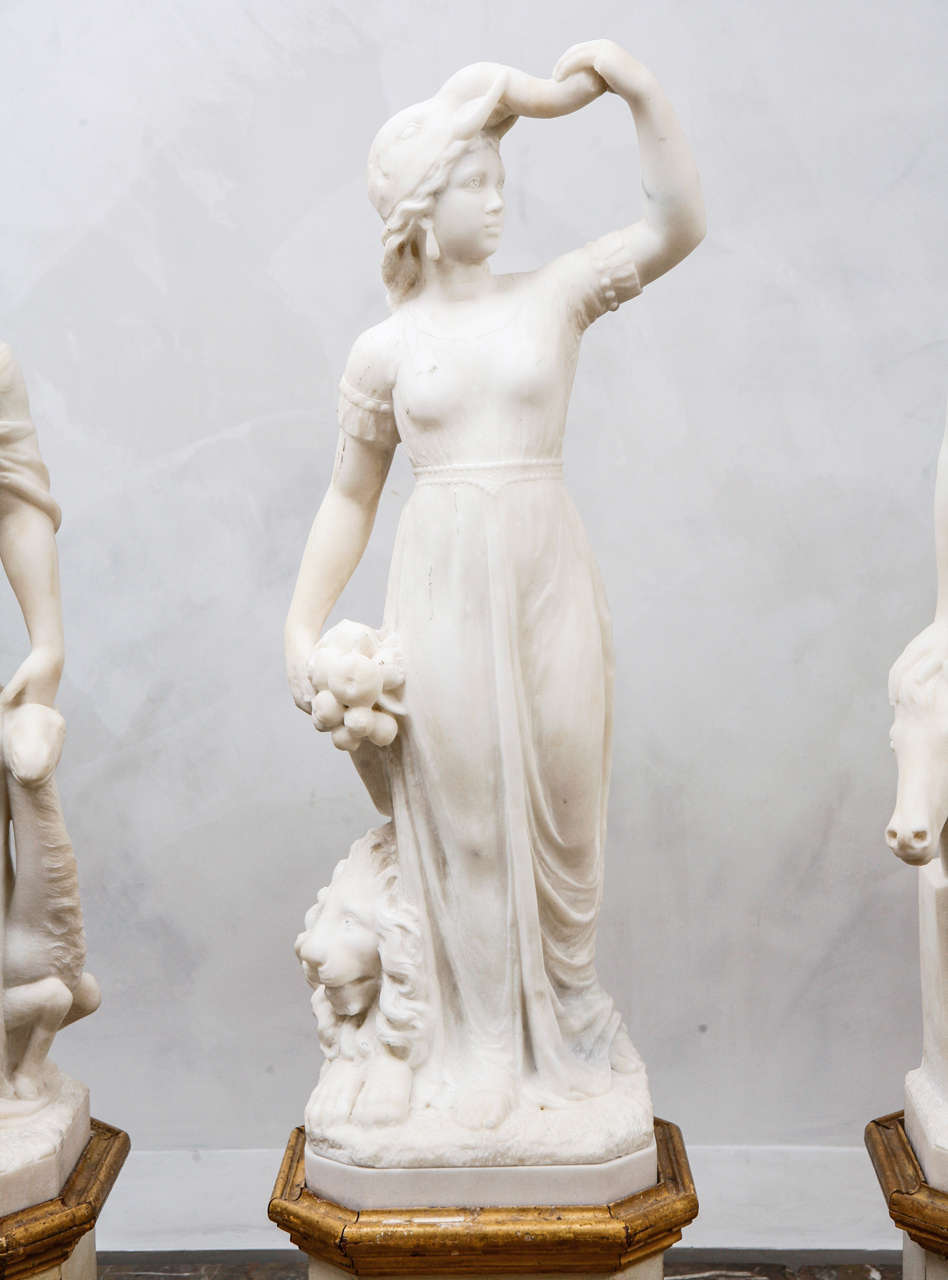 italian marble statues