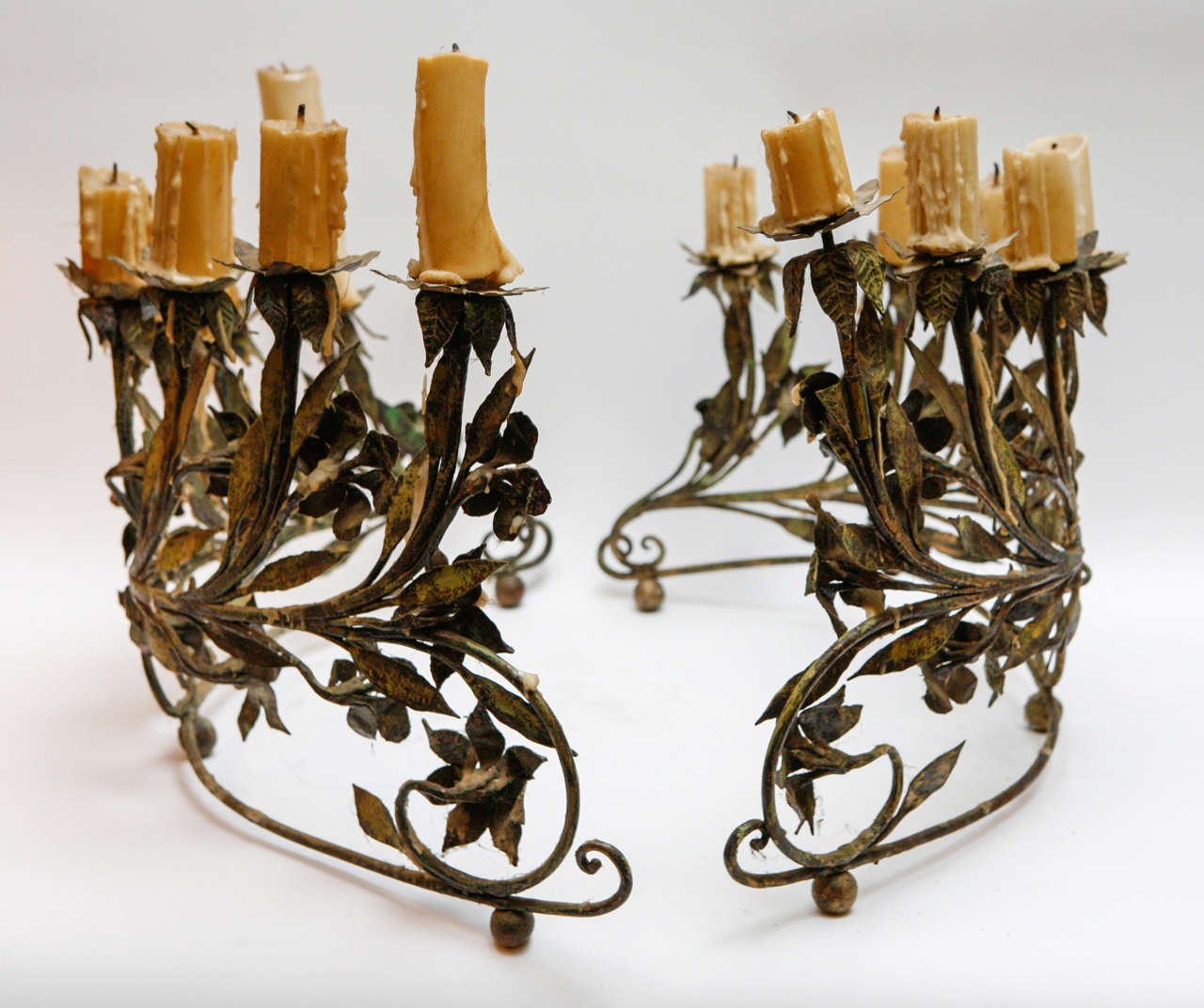 Pair of 19th c. Italian Girandolas