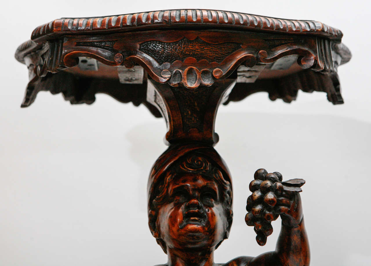 Pair of 19th Century Italian Moor Pedestals For Sale 2