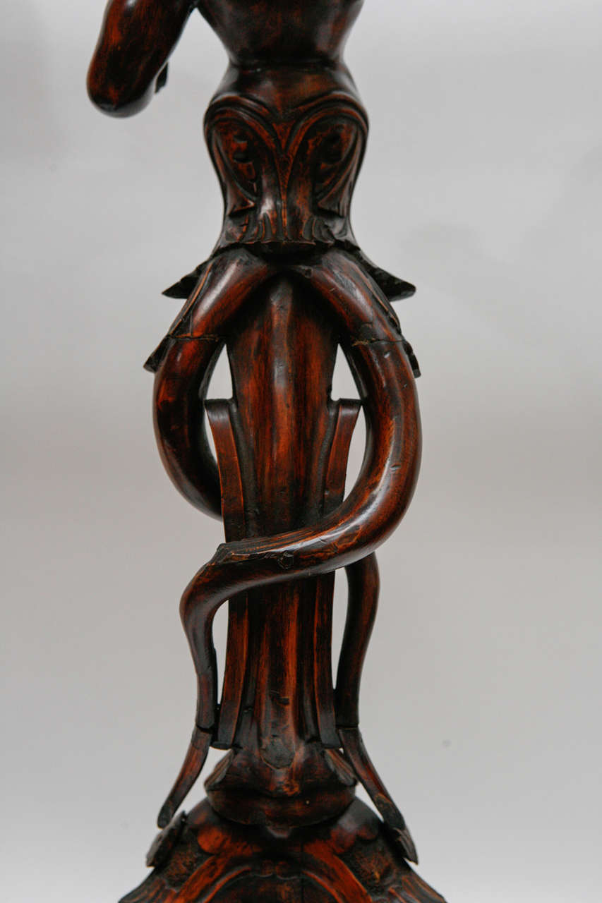 Pair of 19th Century Italian Moor Pedestals For Sale 5