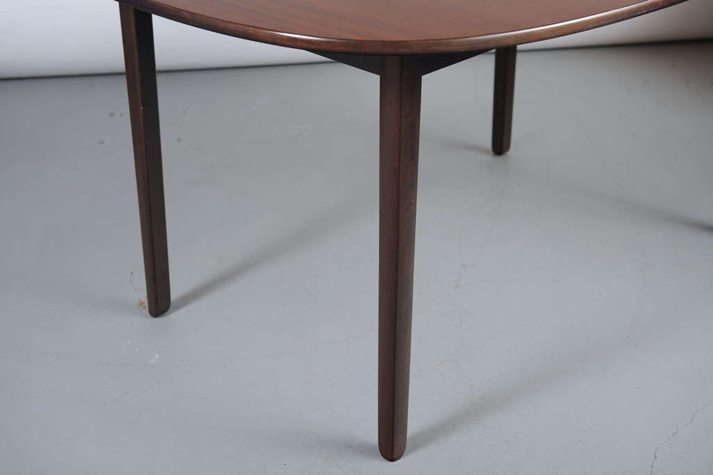 Ole Wanscher Dining Table with Three Leaves In Excellent Condition In San Francisco, CA