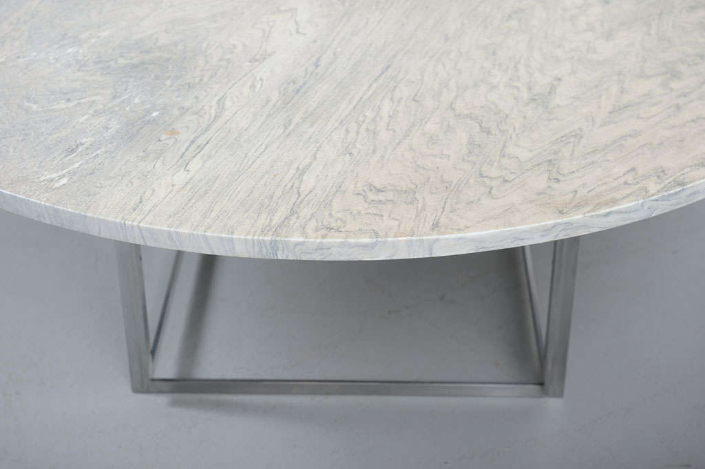 Steel Poul Kjaerholm - Rare Low PK 54 table