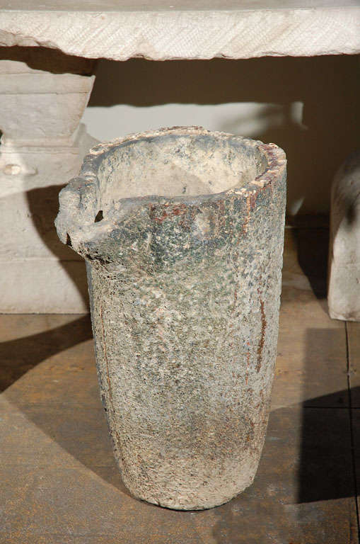 19th Century Stone Slag Pot