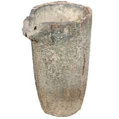 19th Century Stone Slag Pot