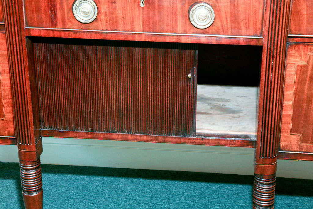 Regency Mahogany Crossbanded Sideboard 5