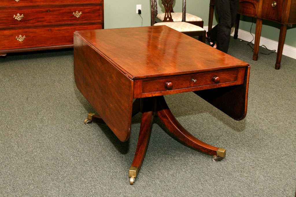 George III. mahogany breakfast table