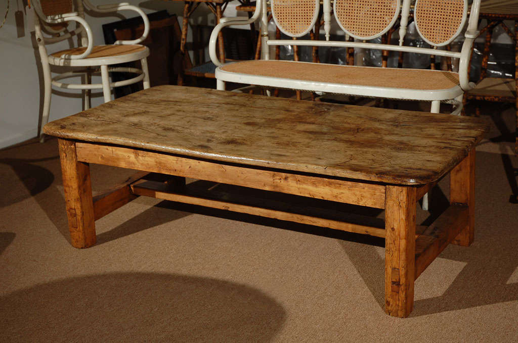 Country Table as a Coffee Table