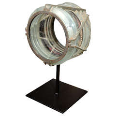 Cool Fresnel Lens Mounted on Custom Stand