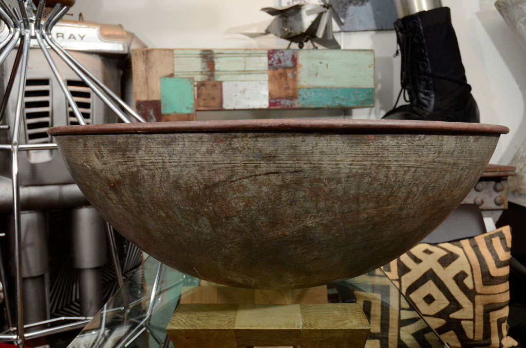 Giant Metal Bowls at 1stDibs