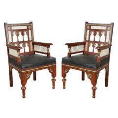 Pair of Moroccan Armchairs