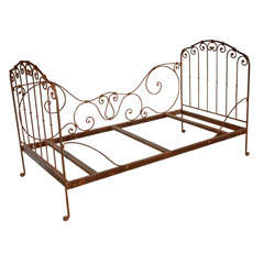 Used French Iron Day Bed