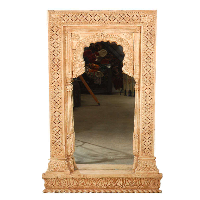 Anglo Indian Moorish Arched Mirror For Sale at 1stdibs