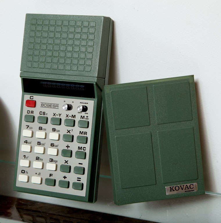 Vintage Danish Decorative Calculator by Kovac at 1stDibs