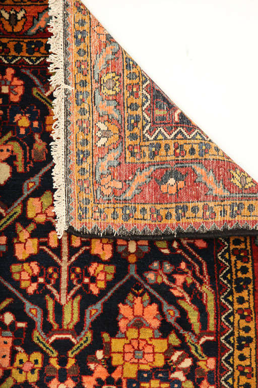 Antique 1910s Persian Chahal Shotor Bakhtiari Rug, Wool, 4' x 7' For Sale 4
