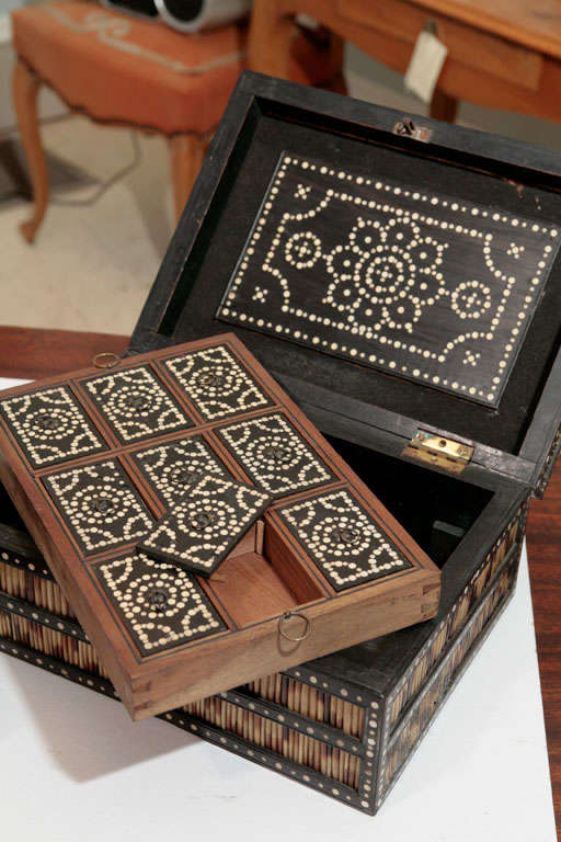 3 Anglo-Indian Porcupine quill boxes 1