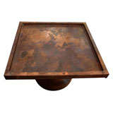 Copper Top Coffee Table