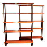 Pair Industrial Bookcases