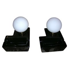 Two 1950s Lamps-Ashtrays