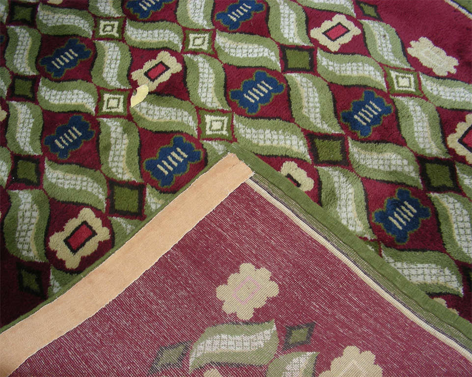 1950s Carpet Signed by Jules Leleu For Sale 2